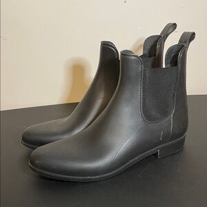 Sam Edelman Black Chelsea Rain Boots